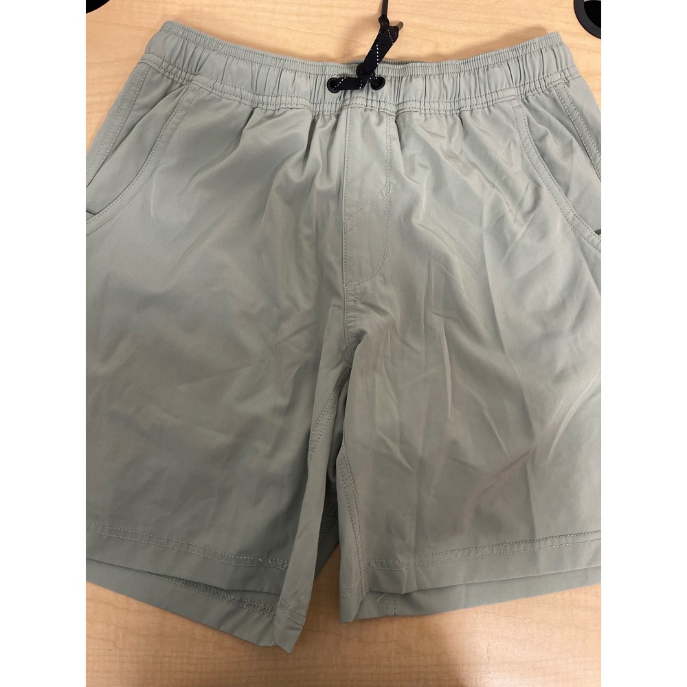 Kenneth Cole Reaction Mens Hybrid Swim Shorts Sage Green Lined Size M